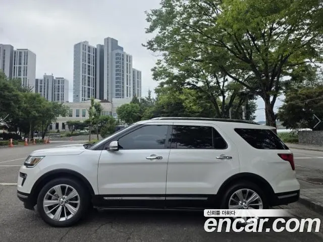 FORD EXPLORER 2019 — 49 705 км, белый, Корея — под ключ — фото 3