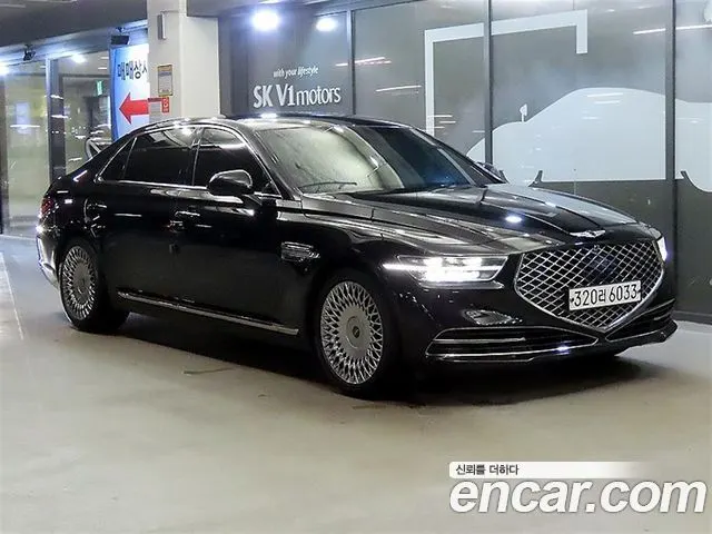 GENESIS G90 2019 — 175 117 км, чёрный, Корея — под ключ — фото 1