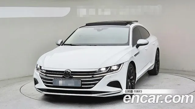 VOLKSWAGEN ARTEON 2022 — 75 492 км, белый, Корея — под ключ — фото 1