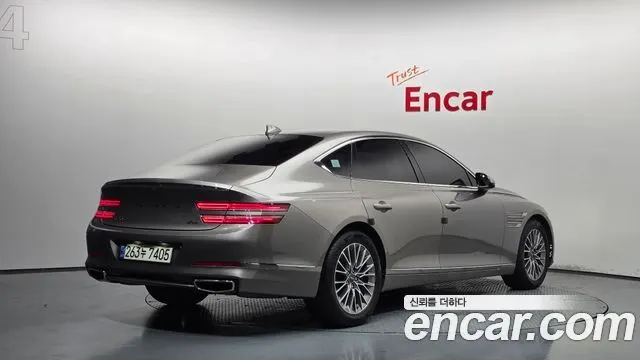 GENESIS G80 2021 — 49 951 км, светло-золотистый, Корея — под ключ — фото 2