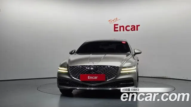 GENESIS G80 2021 — 49 951 км, светло-золотистый, Корея — под ключ — фото 3