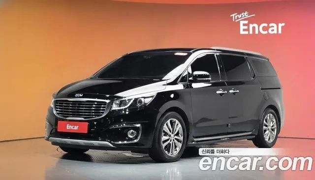 KIA CARNIVAL 2018 — 123 782 км, чёрный, Корея — под ключ — фото 2