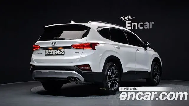 HYUNDAI SANTA FE 2019 — 108 464 км, белый, Корея — под ключ — фото 2