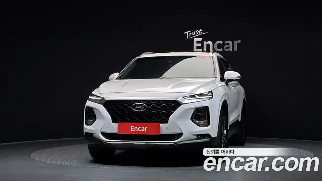 HYUNDAI SANTA FE 2019 — 108 464 км, белый, Корея — под ключ — фото 3