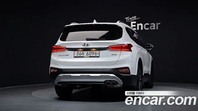 HYUNDAI SANTA FE 2019 — 108 464 км, белый, Корея — под ключ — фото 4