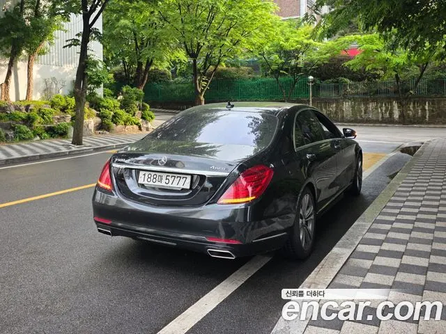 MERCEDES-BENZ S-CLASS W222 2014 — 137 600 км, чёрный, Корея — под ключ — фото 2
