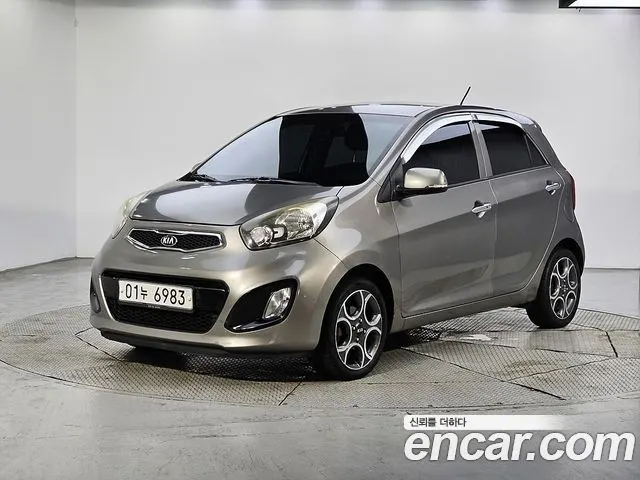 KIA MORNING 2015 — 158 530 км, серый, Корея — под ключ — фото 1