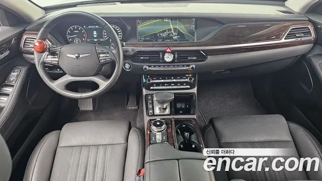 GENESIS EQ900 2016 — 36 047 км, чёрный, Корея — под ключ — фото 7