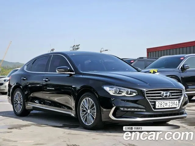 HYUNDAI GRANDEUR HYBRID 2019 — 151 800 км, чёрный, Корея — под ключ — фото 2