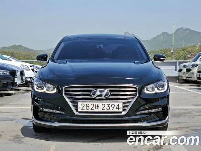 HYUNDAI GRANDEUR HYBRID 2019 — 151 800 км, чёрный, Корея — под ключ — фото 3