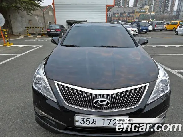 HYUNDAI GRANDEUR HYBRID 2016 — 247 000 км, чёрный, Корея — под ключ — фото 2