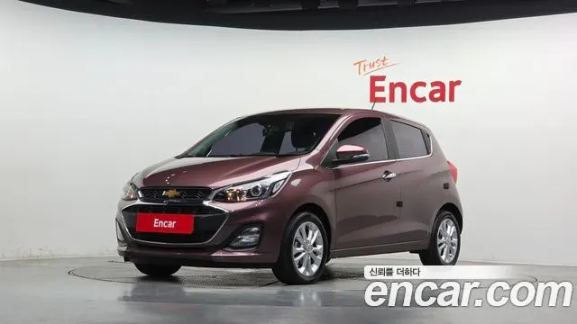 CHEVROLET SPARK 2019 — 12 072 км, бордовый, Корея — под ключ — фото 1