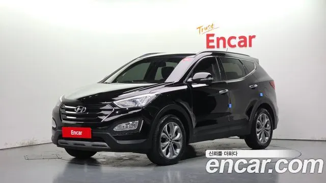 HYUNDAI SANTA FE 2015 — 228 859 км, чёрный, Корея — под ключ — фото 1