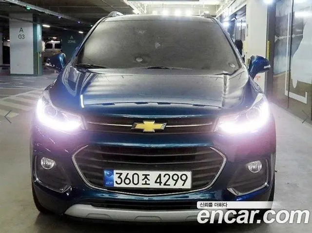 CHEVROLET TRAX 2019 — 113 876 км, синий, Корея — под ключ — фото 2
