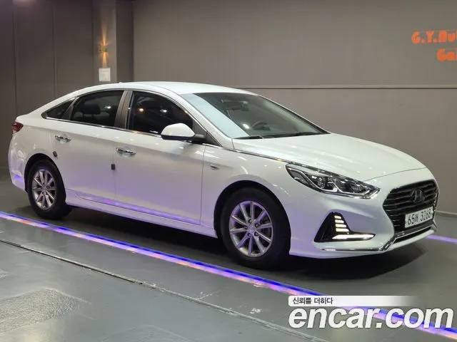 HYUNDAI SONATA 2018 — 42 400 км, белый, Корея — под ключ — фото 2