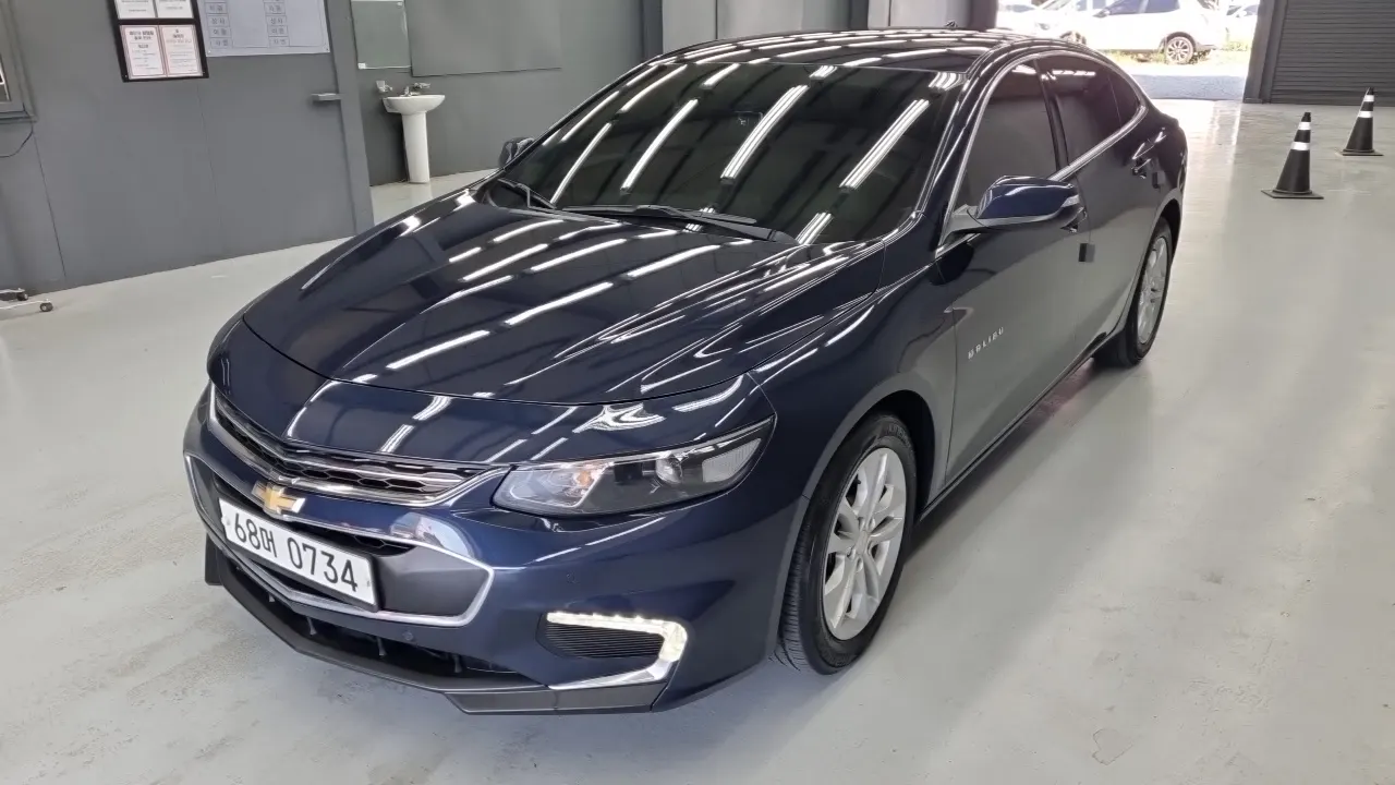 CHEVROLET MALIBU 2017 — 109 150 км, синий, Корея — под ключ — фото 3