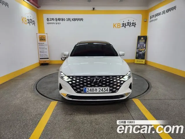 HYUNDAI GRANDEUR HYBRID 2022 — 60 161 км, белый, Корея — под ключ — фото 3