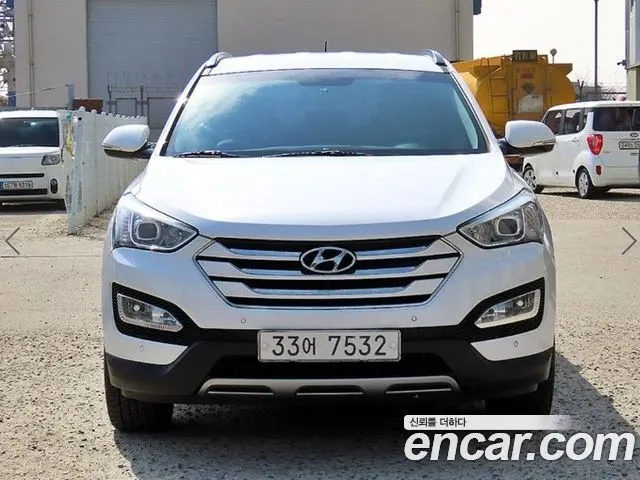 HYUNDAI SANTA FE 2015 — 183 583 км, белый, Корея — под ключ — фото 2