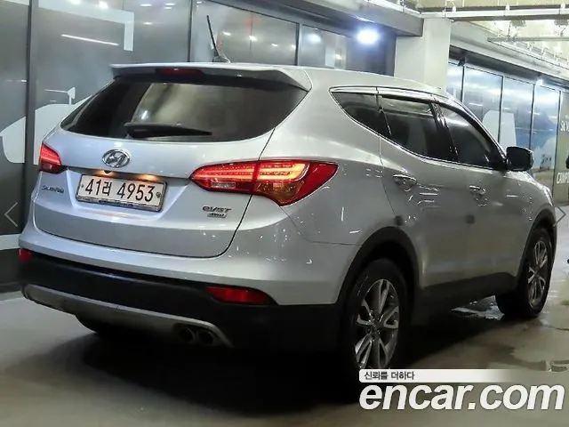 HYUNDAI SANTA FE 2013 — 172 686 км, серебристый, Корея — под ключ — фото 4
