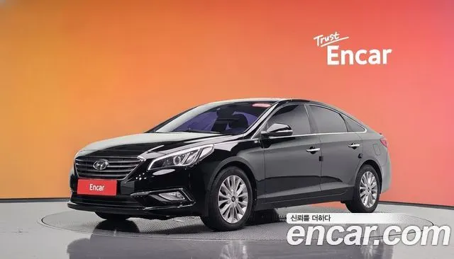 HYUNDAI SONATA 2015 — 176 780 км, чёрный, Корея — под ключ — фото 2