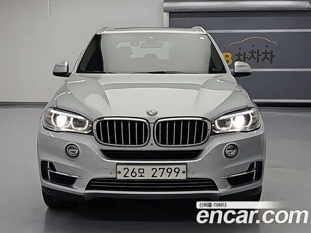BMW X5 2015 — 195 175 км, серебристый, Корея — под ключ — фото 2