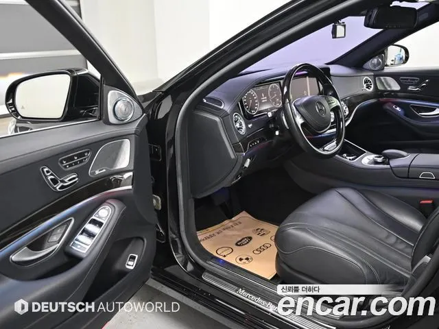 MERCEDES-BENZ S-CLASS W222 2015 — 95 850 км, чёрный, Корея — под ключ — фото 9