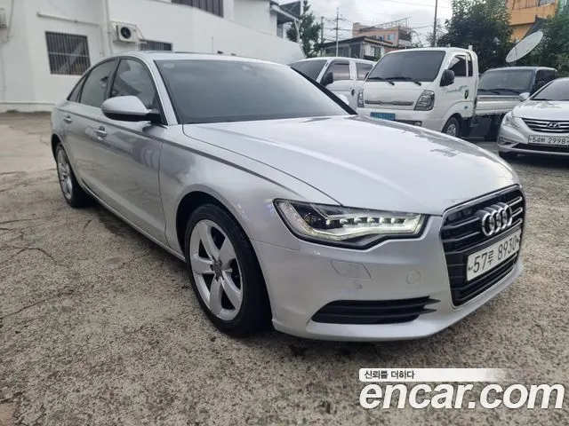 AUDI A6 2014 — 78 000 км, серебристый, Корея — под ключ — фото 3