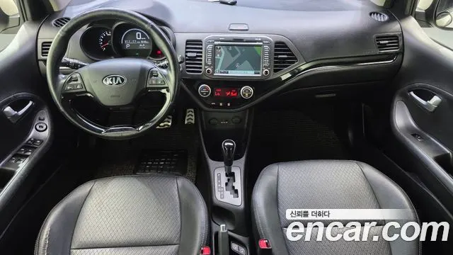 KIA MORNING 2015 — 85 486 км, белый-перламутр, Корея — под ключ — фото 7