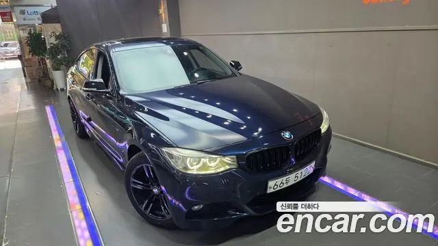 BMW 3 SERIES GT 2014 — 172 010 км, синий, Корея — под ключ — фото 2
