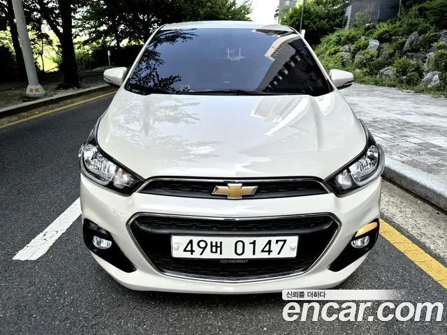 CHEVROLET SPARK 2017 — 100 610 км, белый-перламутр, Корея — под ключ — фото 2