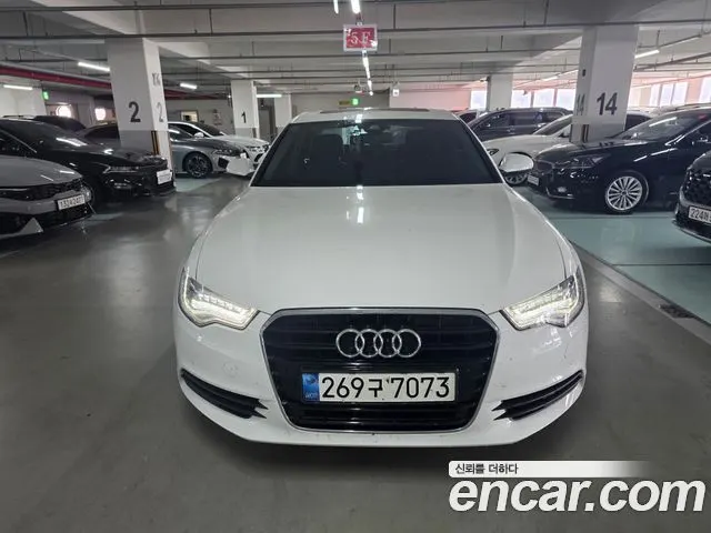AUDI A6 2015 — 293 000 км, белый, Корея — под ключ — фото 11