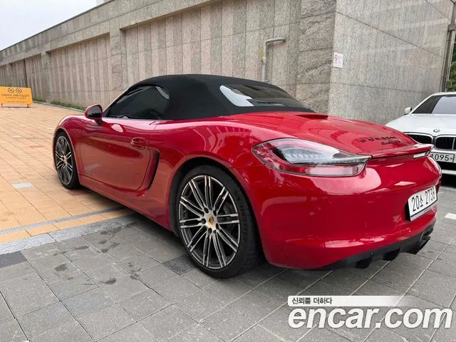 PORSCHE BOXSTER 2015 — 91 600 км, красный, Корея — под ключ — фото 3