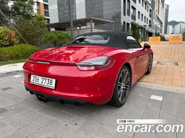 PORSCHE BOXSTER 2015 — 91 600 км, красный, Корея — под ключ — фото 5