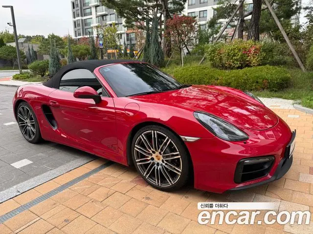 PORSCHE BOXSTER 2015 — 91 600 км, красный, Корея — под ключ — фото 7