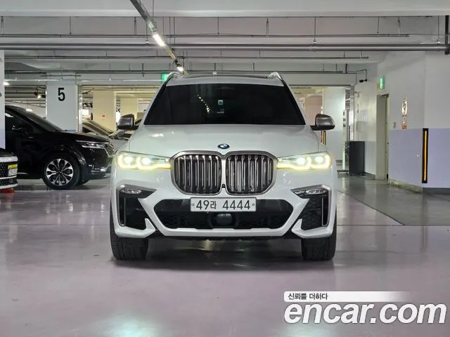 BMW X7 2019 — 86 700 км, белый, Корея — под ключ — фото 2