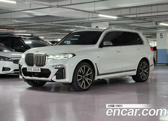 BMW X7 2019 — 86 700 км, белый, Корея — под ключ — фото 11