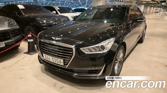 GENESIS EQ900 2016 — 182 758 км, чёрный, Корея — под ключ — фото 6