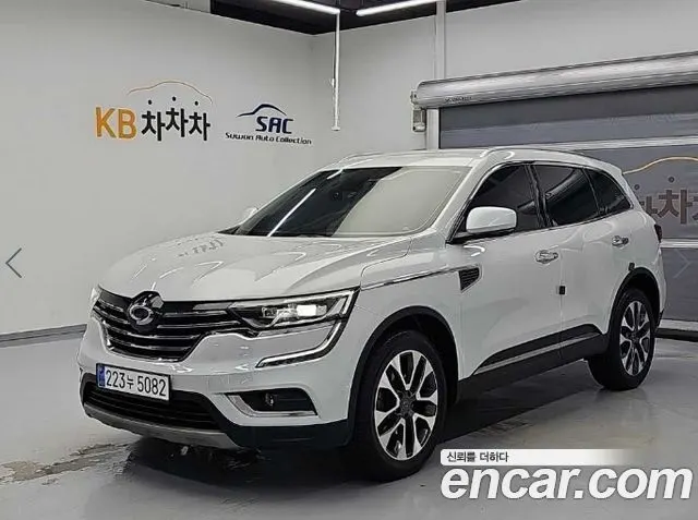 RENAULT KOREA QM6 2017 — 121 253 км, белый, Корея — под ключ — фото 1