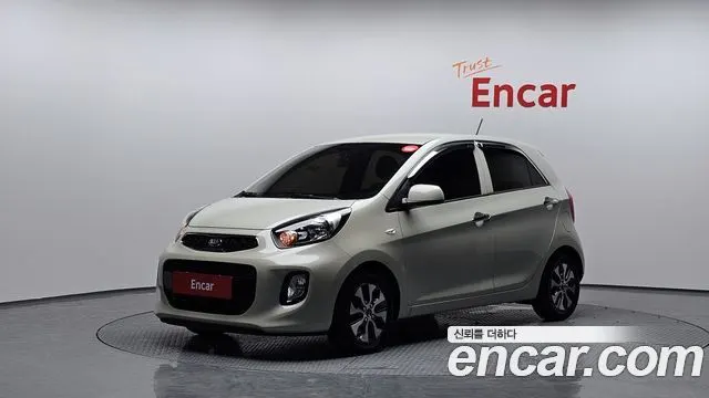KIA MORNING 2016 — 59 370 км, белый-перламутр, Корея — под ключ — фото 1