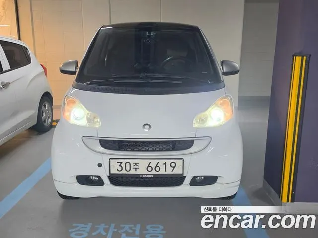 SMART FORTWO COUPE 2011 — 135 350 км, белый, Корея — под ключ — фото 3