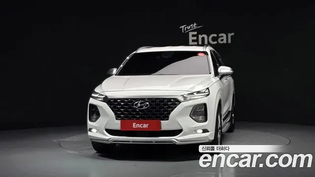 HYUNDAI SANTA FE 2019 — 101 924 км, белый, Корея — под ключ — фото 3