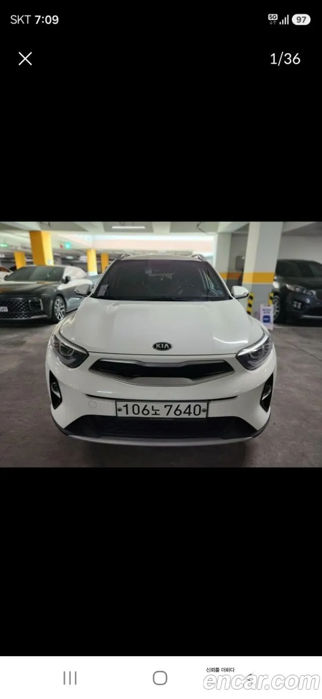 KIA STONIC 2019 — 38 700 км, белый, Корея — под ключ — фото 12