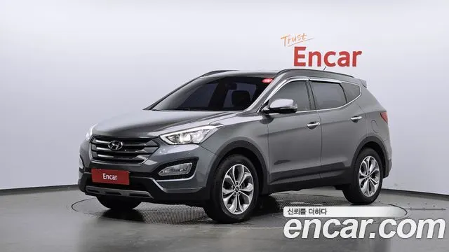 HYUNDAI SANTA FE 2015 — 178 962 км, серый, Корея — под ключ — фото 1