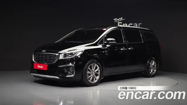 KIA CARNIVAL 2019 — 158 599 км, чёрный, Корея — под ключ — фото 1