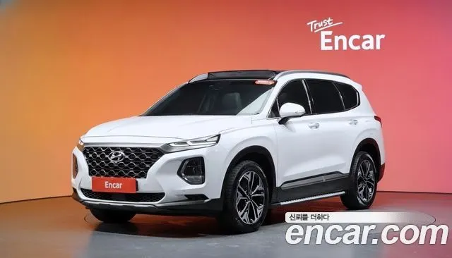 HYUNDAI SANTA FE 2019 — 127 709 км, белый, Корея — под ключ — фото 2