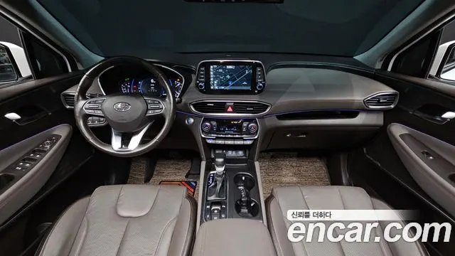 HYUNDAI SANTA FE 2019 — 127 709 км, белый, Корея — под ключ — фото 7