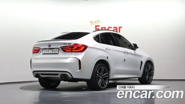 BMW X6M 2017 — 115 695 км, белый, Корея — под ключ — фото 2