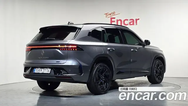 RENAULT KOREA GRAND KOLEOS 2025 — 52 171 км, серебристо-серый, Корея — под ключ — фото 2