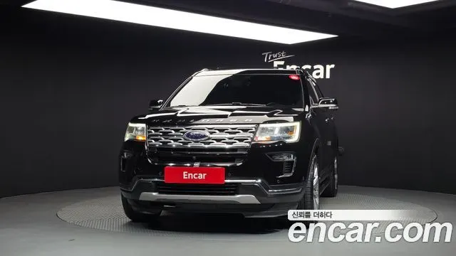 FORD EXPLORER 2019 — 76 014 км, чёрный, Корея — под ключ — фото 3