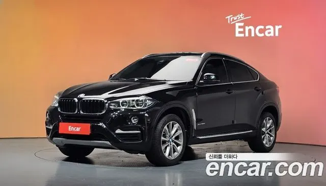 BMW X6 2016 — 70 502 км, чёрный, Корея — под ключ — фото 2